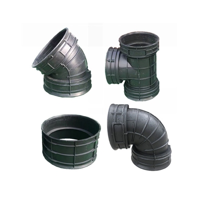 Hdpe Bellows Pipe Fittings Municipal Sewage Pipe Accessories Butt Joint