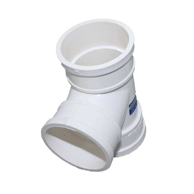 Elbow PVC Drainage Pipe Coupling Fittings 2.0mpa Skew Tee For Water