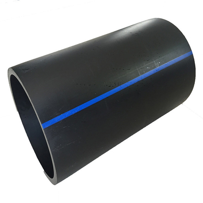 160mm Hdpe Water Supply Pipes Black Pe100 Sdr 17 Plastic Customized