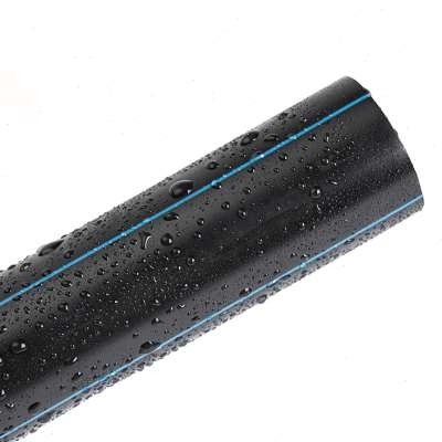 Black 6 Inch 24 Inch Hdpe Water Supply Pipe For Sewage Or Drainage